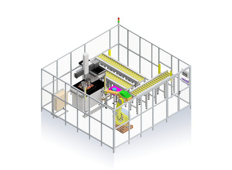 轴承零部件自动化在线检测方案